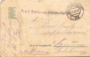 1917 Weihnachten im Felde 1917. K.u.K. Qu. Abt. No. 9. Feldpost 333. Feldpostkarte / WWI Austro-Hung...