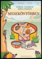 Szabó Kornélia - Gaál Alma: Meseköntösben. Szólások, mondások, játékos feladatok. Bp., é.n., Aranyhal. Kiadói kartonált papírkötés.