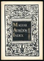 Magyar Aukciós Index 1980-1990. Dutka Sándor előszavával. (Bp., 1991), Art Edition Dutka. Kiadói papírkötés.