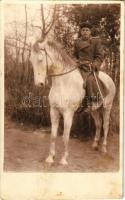 1946 Orosz katonai parancsnok Nyíradonyban / Russian military commander in Nyíradony, Hungary. photo (vágott / cut)