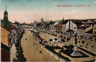 1918 Marosvásárhely, Targu Mures; Széchenyi tér / square (EK)