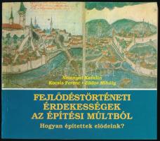 Szinnyai Katalin-Kocsis ferenc-Zádor Mihály: Fejlődéstörténeti érdekességek az építési múltból. Hogyan építettek elődeink? Bp., 1992, Építésügyi Tájékoztatási Központ. Kiadói papírkötés, jó állapotban.