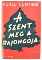 Günther, Agnes: A szent meg a rajongója. Ford.: Z. Tábori Piroska. I-II. köt. [Egy kötetben]. (Bp., 1935), Nova, 271+(1) p.; 270+(2) p. A borító Pályi Jenő munkája. Kiadói egészvászon-kötés, kissé viseltes kiadói papír védőborítóban.