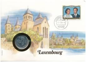 Luxemburg 1980. 5Fr felbélyegzett borítékban, bélyegzéssel, német nyelvű leírással T:AU Luxembourg 1980. 5 Francs in envelope with stamp and cancellation, with German description C:AU