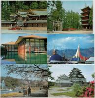 JAPÁN - 28 db MODERN postatiszta képeslap tokban