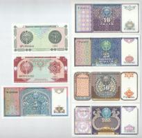 Üzbegisztán 1994. 1S - 100S (7xklf) T:UNC-AU Uzbekistan 1994. 1 Sum - 100 Sum (7xdiff) C:UNC-AU Krause P#73 - P#79