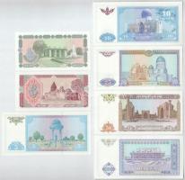 Üzbegisztán 1994. 1S - 100S (7xklf) T:UNC-AU
Uzbekistan 1994. 1 Sum - 100 Sum (7xdiff) C:UNC-AU
Kr...