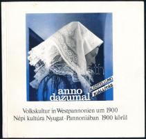 Domonkos Ottó, Kücsán József, Wolfgang Gürtler: Anno Dazumal. Volkskultur in Westpannonien um 1900. Annak idején. Népi kultúra Nyugat-Pannóniában 1900 körül. Győr, 1987, k.n. (Szécheny-Nyomda). Német és magyar nyelven. Fekete-fehér és színes képekkel, népviseletekkel gazdagon illusztrált. Kiadói papírkötés.