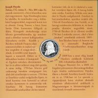 2009. 5Ft-200Ft "Haydn" (6xklf) forgalmi sor + "Joseph Haydn" Ag emlékérem (12g/...