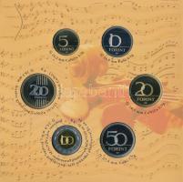 2009. 5Ft-200Ft "Haydn" (6xklf) forgalmi sor + "Joseph Haydn" Ag emlékérem (12g/...