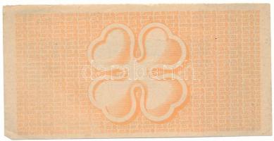 1950. "65. Osztálysorsjáték" 4. osztály 1/8 sorsjegy, "H" sorozat T:AU