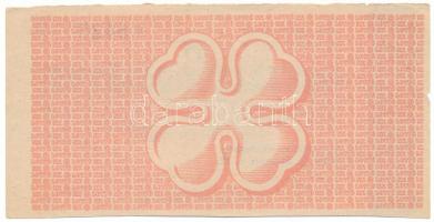 1950. "65. Osztálysorsjáték" 2. osztály 1/8 sorsjegy, "F" sorozat T:AU,XF