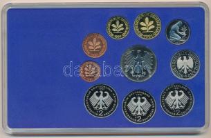 NSZK 1991G 1pf-5M (10xklf) forgalmi sor műanyag dísztokban T:PP
FRG 1991G 1 Pfennig - 5 Mark (10xdi...