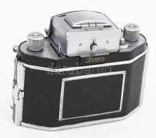 Ihagee Exakta Varex IIb fényképezőgép, Carl Zeiss Meritar 2,9/50 (50 mm f/2.9) objektívvel, eredeti,...