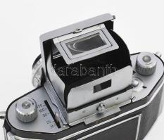 Ihagee Exakta Varex IIb fényképezőgép, Carl Zeiss Meritar 2,9/50 (50 mm f/2.9) objektívvel, eredeti,...