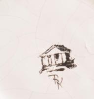 Habán gyömbértartó múzeumi másolat, m: 16,5 cm