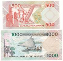 Vanuatu DN(2002-2006) 1000V + DN(1982) 500V viszonylag alacsony sorszámmal "AA000449" T:AU...