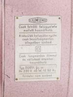 Diafilm vetítő, Lemezárugyáras, eredeti dobozában