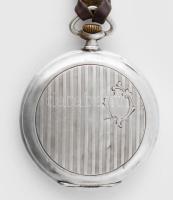 Polgár Kálmán fiai ezüst (Ag) zsebóra. Jelzett, működik, kis horpadások a tokon d: 50 mm
