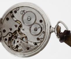 Polgár Kálmán fiai ezüst (Ag) zsebóra. Jelzett, működik, kis horpadások a tokon d: 50 mm