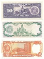 Venezuela 1995. 10B + 20B + 50B + 100B T:AU-F szép papír
Venezuela 1995. 10 Bolivares + 20 Bolivare...