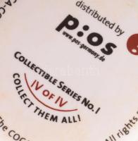 Coca Cola 2 darab reklámos bögre, m: 7 cm