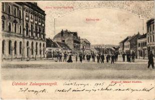 1905 Zalaegerszeg, Arany Bárány szálloda, Kazinczy tér. Breisach Sámuel kiadása (EB)