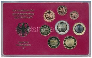 Németország 2005G 1c-2E (8xklf) forgalmi szett sérült műanyag és papírtokban T:PP
Germany 2005G 1 C...