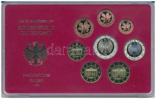 Németország 2003F 1c-2E (8xklf) forgalmi szett műanyag és papírtokban T:PP
Germany 2003F 1 Cent - 2...