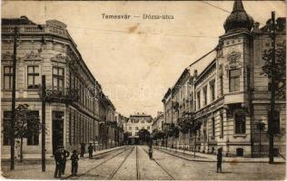 1916 Temesvár, Timisoara; Dózsa utca, Dózsa udvar / street view (EK)