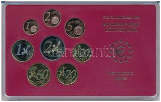 Németország 2004J 1c-2E (8xklf) forgalmi szett műanyag és papírtokban T:PP Germany 2004J 1 Cent - 2 Euro (8xdiff) coin set in plastic and paper case C:PP