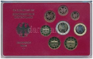 Németország 2004J 1c-2E (8xklf) forgalmi szett műanyag és papírtokban T:PP
Germany 2004J 1 Cent - 2...