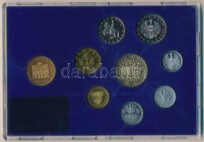 Ausztria 1985. 2gr-20Sch (8xklf) forgalmi sor + Bécsi Verde zseton, műanyag dísztokban T:PP
Austria...