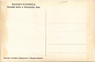 Besztercebánya, Banská Bystrica; Hronská basta a dostojnícky dom /
Mészáros bástya a Garam mentén /...