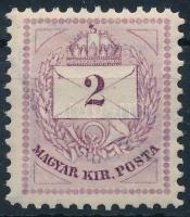 1881 2kr I. lemez 11 1/2 fogazással