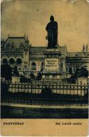 1911 Nagyvárad, Oradea; Szent László szobor. Klein Sándor és Vilmos kiadása / statue (kis szakadás / small tear)