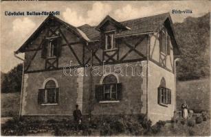 1938 Bellus-fürdő, Belusské Slatiny Kúpele, Slatina Belusa; Fóth villa (fa)