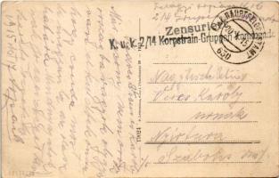 1915 Sankt Pölten, Dom-Café, Kerrenplatz, Wienerstrasse / café, square, street, shop of Franz Hackl ...