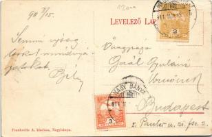 1911 Nagybánya, Baia Mare; Veresvizi bánya bejárata, iparvasút, Svaiczer segéd altárna. Frankovits A...