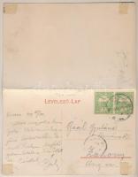 1909 Resica, Resicabánya, Resita; Beszállás a bányába, Ferenc József altáró, bányászok csillékben - ...