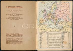 A GKI zsebatlasza, tervezte és kiadja: Geodéziai és Kartográfiai Intézet, borító foltos, 32p