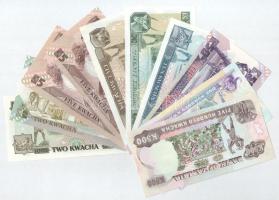 Zambia DN(1968-2012) 2K - 500K (10db,9xklf) T:AU
Zambia ND(1968-2012) 2 Kwacha - 500 Kwacha (10pcs,...