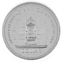 Kanada 1977. 1$ Ag "Ezüstjubileum / II. Erzsébet" eredeti tokban T:UNC
Canada 1977. 1 Dol...