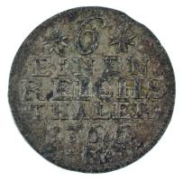 Német államok / Poroszország 1766. 1/6T Ag "II. Frigyes" (4,74g) T:VF,F
German states / P...