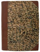 cca 1930-1960 Régi színes erotikus nyomatok, 25 db nyomat, félvászon-kötésben, kopott borítóval, 22x...