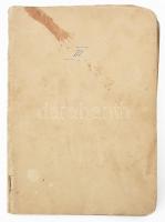 Kézzel írt receptkönyv