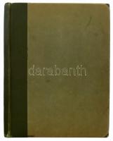 cca 1930-1960 Régi színes erotikus nyomatok, 25 db nyomat, félvászon-kötésben, kopott borítóval, 17x...