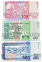 Zöld-foki Köztársaság 1989. 100E - 500E (3xklf) T:AU
Cape Verde 1989. 100 Escudos - 500 Escudos (3x...