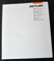 Fehér négy gyűrűs "Zettler" album bankjegyekhez, 37db "Esselte" műanyag berakóla...