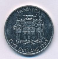 Jamaika 1993. 5$ Ni-acél "Norman W. Manley" T:XF ph.
Jamaica 1993. 5 Dollar Ni-Steel &quo...